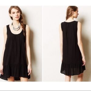 Anthropologie Maeve Melanie Black Sleeveless Dress